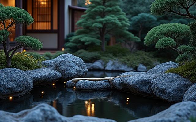 伝統的茶庭の再生